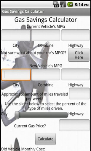 Gas Savings Calculator