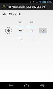 Hue Alarm Clock Blue Sky Ed.