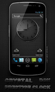 Screenshot Glass clock. widget. BOX. PRO v9