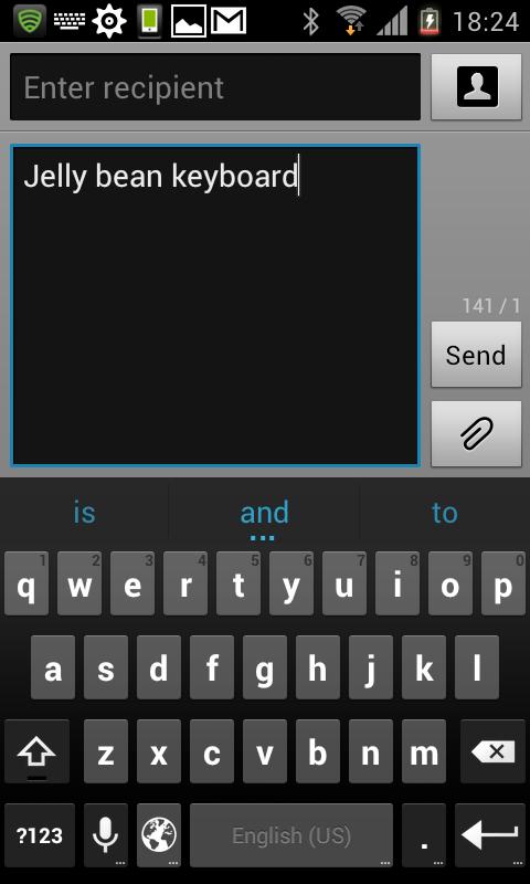 Jelly Bean 4.2 Keyboard Full Screen 3