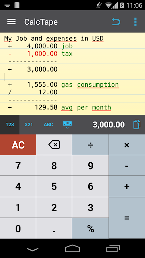 CalcTape Free Tape Calculator