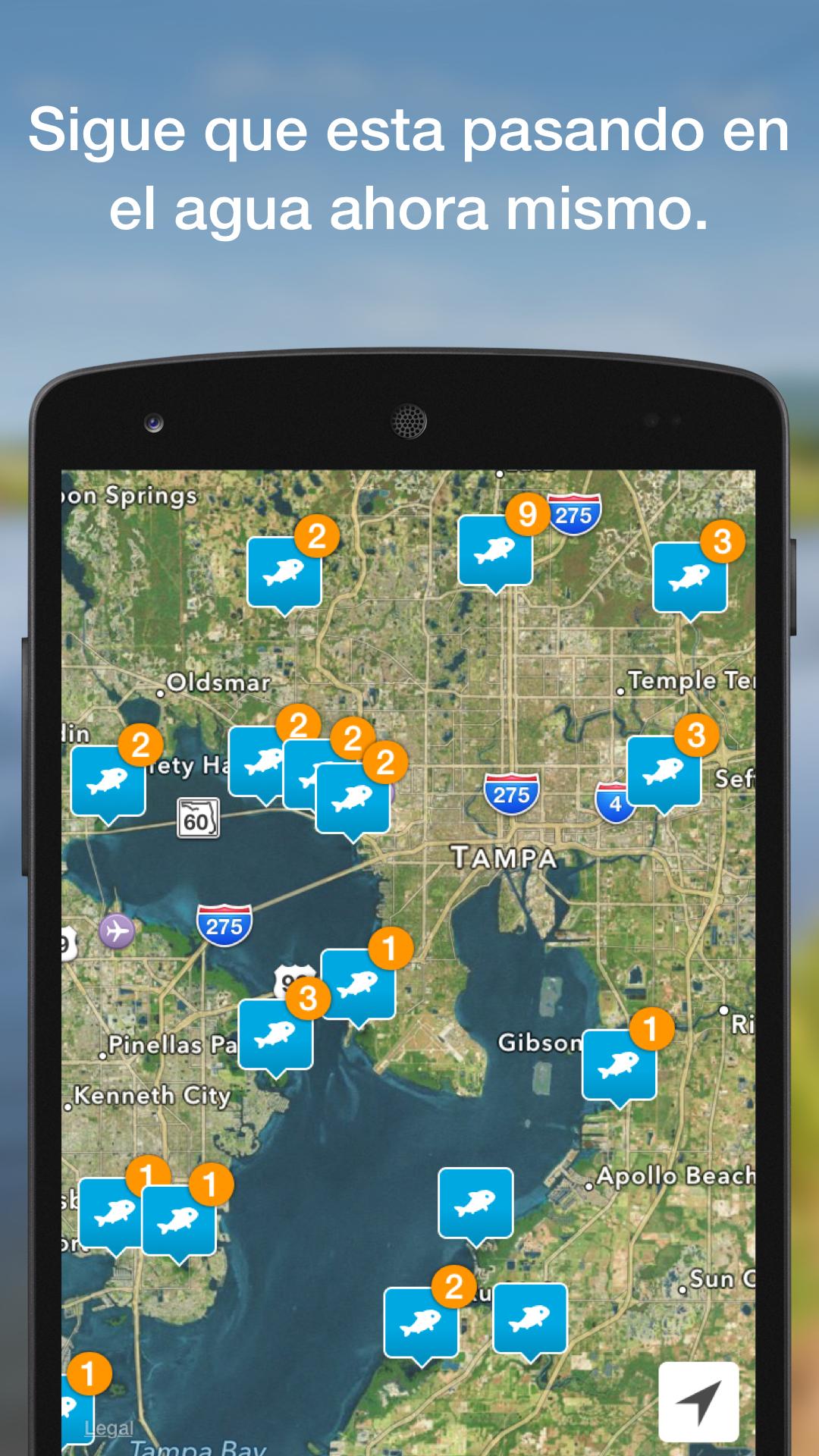 Android application Fishbrain - Fishing App screenshort