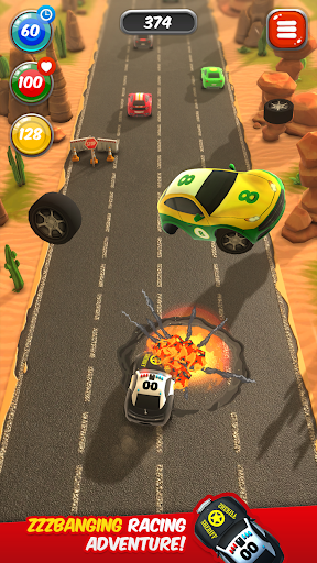 【免費賽車遊戲App】Hit Dodge Zbang-APP點子