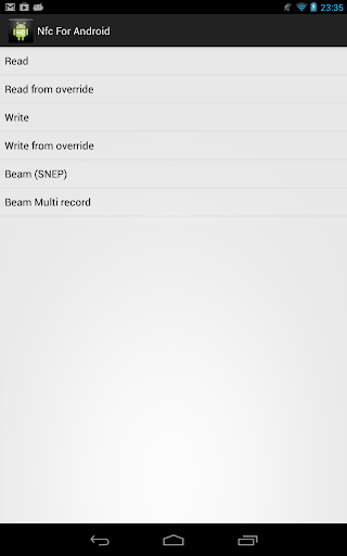 Nfc For Android for Developper