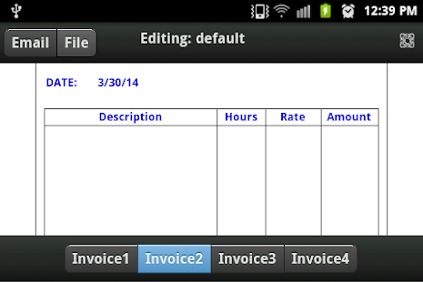 Custom Invoice Screenshots 2
