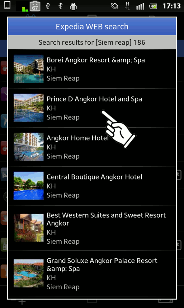 Trip Planner Screen 3