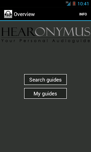 Hearonymus - your audioguide