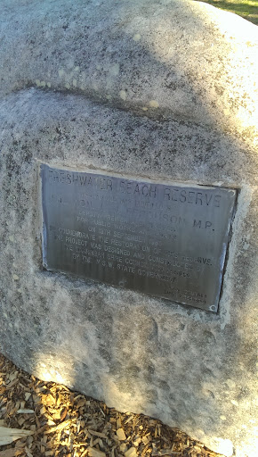 Freshwater Beach Reserve Plaque