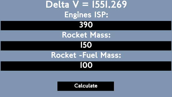 Free Delta V Calculator APK for Android