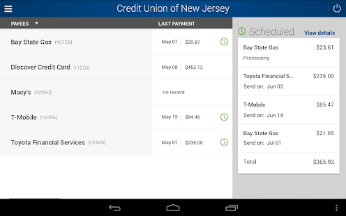 Credit Union of New Jersey Screenshots 13