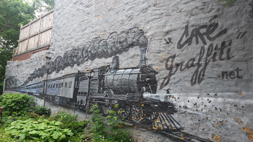 Train On the Wall