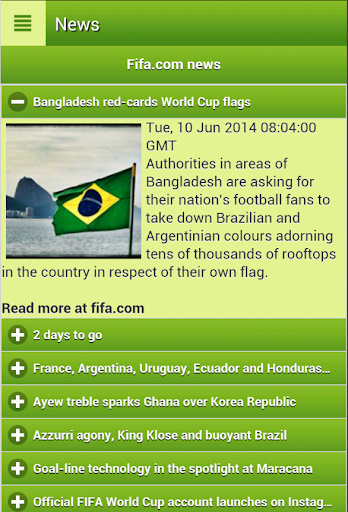 【免費運動App】World Cup: Brazil 2014-APP點子