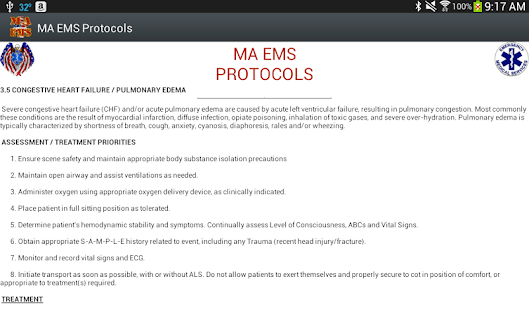 MA EMS Protocols Screenshots 8