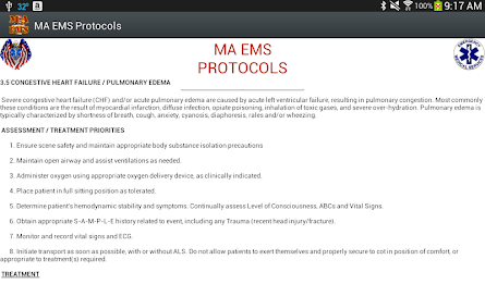 MA EMS Protocols poster 17