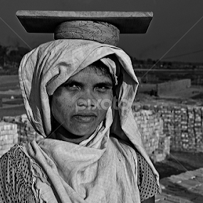 worker by Piyali Chowdhury - People Portraits of Women