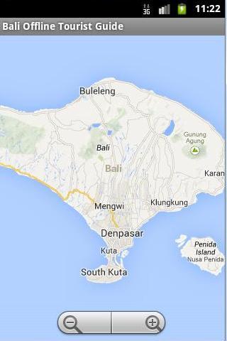 Bali Offline Tourist Maps Screen 1