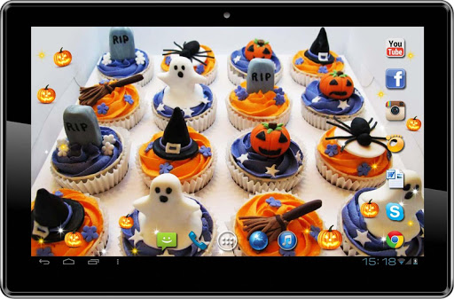 【免費個人化App】Halloween Sweets livewallpaper-APP點子