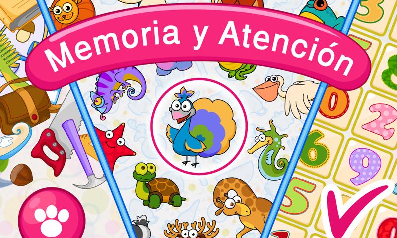 Android application Memory & Attention Training for Kids screenshort