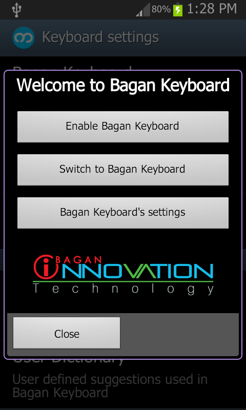Bagan Keyboard Pro - screenshot