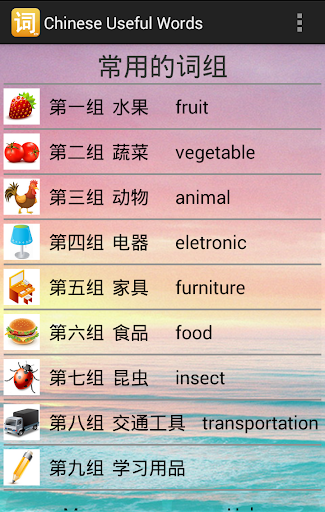 Chinese Useful Words