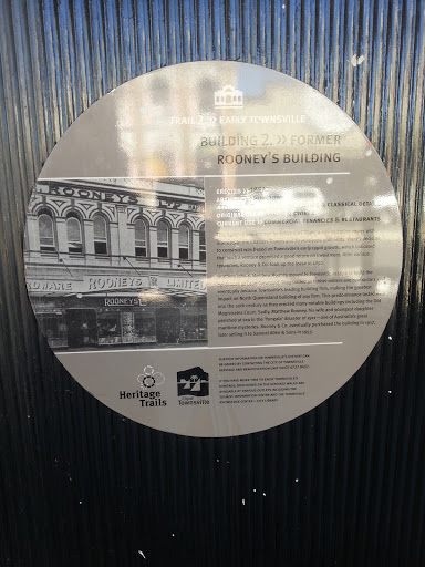 Rooney's Heritage Building Plaque