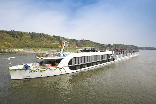 The 164-passenger AmaReina features sailings on the Rhine, visiting France, Germany, the Netherlands and Switzerland.