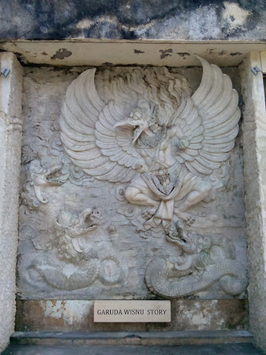 Garuda Wisnu Story Stone Relief