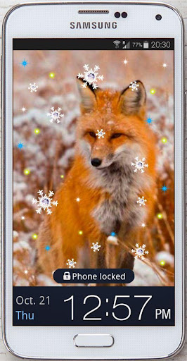 Winter Pet live wallpaper