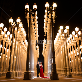 King And Queen Of The Urban Night by Yansen Setiawan - Wedding Bride & Groom