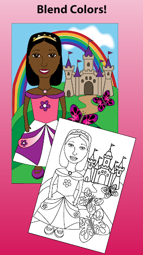 A Brown Princess Coloring Book