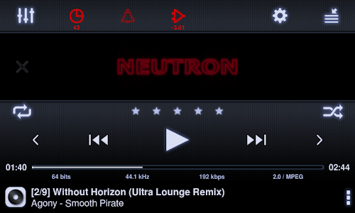 Screenshot Neutron Music Player v1.79.4