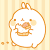 Molang Donut Yellow Atom theme