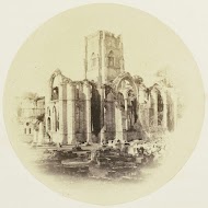 Gezicht op Fountains Abbey nabij Ripon