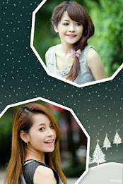 Edit photo with square frames poster 4