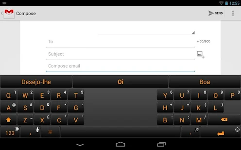 Teclado SwiftKey para Tablets - screenshot thumbnail