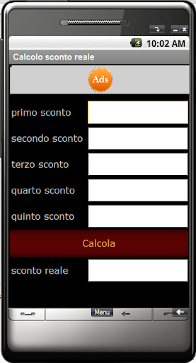 Calcolo Sconto reale