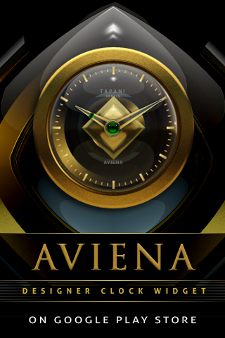 Aviena digital Clock Widget Screen 3