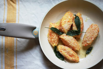 Carrot Gnocchi with Butter and Sage Sauce