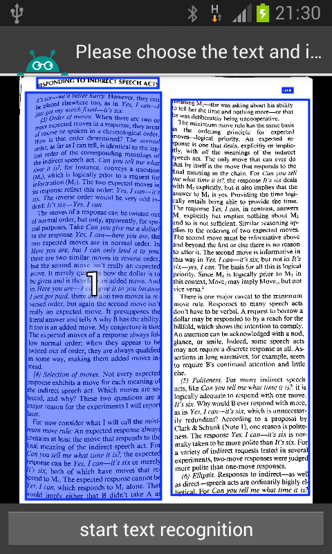 Android application Text Fairy (OCR Text Scanner) screenshort