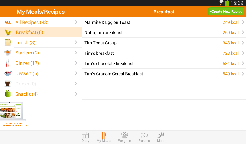 Calorie Counter Android Apps on Google Play