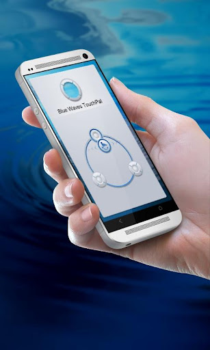 青い波 TouchPal Theme