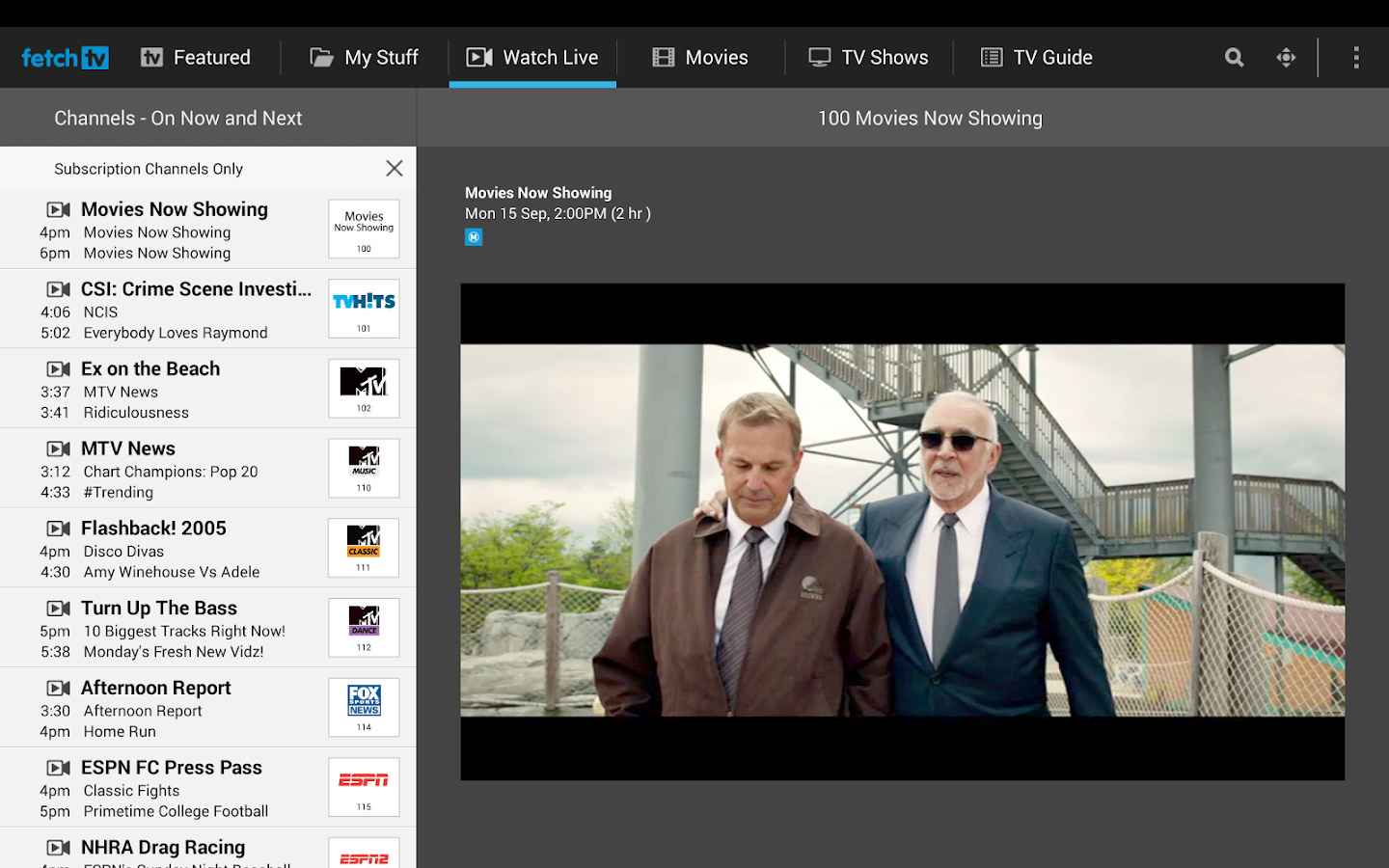 Fetch TV Android Apps on Google Play