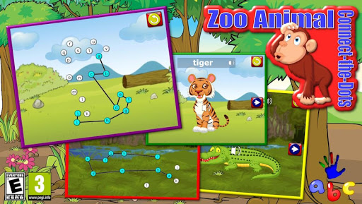 ABC Zoo Animal Connect Dots