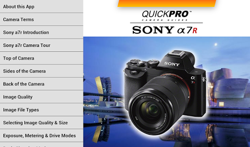 【免費攝影App】Sony a7r from QuickPro-APP點子