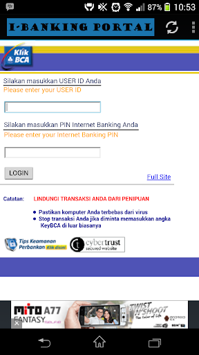 Internet Banking Portal