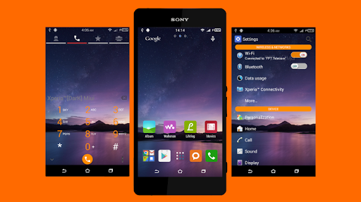 免費下載個人化APP|Xperia™ Dark Miui-Orange Theme app開箱文|APP開箱王