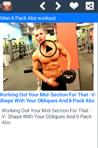 Men 6 Pack Abs Workout