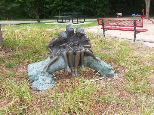 Mother and Children at the Park