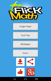 Flick Math - A Math Game poster 14
