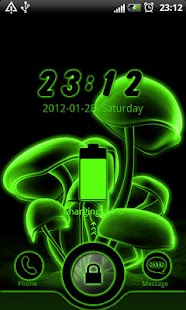 How to download Green Neon GO Locker theme 1.03 apk for bluestacks